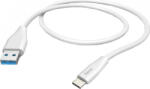 Hama Cablu date HAMA 201596, USB-A - USB-C, 1.5m, alb (4047443486929)