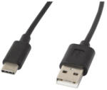 Lanberg Cablu de date Lamberg USB 2.0 1 8m Negru (CA-USBO-10CC-0018-BK)