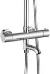 Rea Lungo set cadă și duș perete cu termostat cu duș de ploaie crom REA-P5961 (REAP5961)