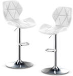 Quasar & Co 2 db Quasar & Co. ® bár szék, magas, állítható magasságú, forgó, 360°-os forgórendszer, csúszásgátló láb, krómozott talp, rögzített fém láb támasz, kagyló alakú ülőfelület, konyhai széknek is