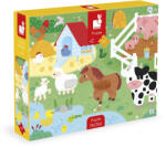 Janod Puzzle educativ tactil Janod - Fermă, 20 de piese (J02491) Puzzle