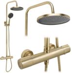 Rea Avanti set de duș perete cu termostat cu duș de ploaie auriu REA-P8920 (REAP8920)