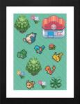 GB eye Poster cu ramă GB eye Games: Pokemon - Pixel Art (GBYDCOA043)