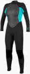 O'Neill Costum de înot pentru femei O'Neill Reactor-2 3/2 mm Back Zip Full black/light aqua