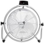 EUROLAMP Álló ventilátor 90W/230V átmérő 45 cm ezüstszínű + távirányító 300-21504 (EU0787)