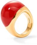 BERRIES inel pentru femei din argint placat cu aur cu email Viva BERRIES Red XL Ring 9BY2-AKDYNI_GLD (KCO101CG)