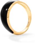 BERRIES inel pentru femei din argint placat cu aur Viva Black Mini Ring 9BY2-AKDYNF_GLD (PVBM15)