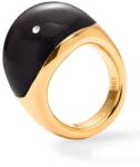 BERRIES inel pentru femei din argint placat cu aur Viva Black XL Ring 9BY2-AKDYND_GLD (PVBL13)