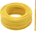 Elektrokabel Cablu de instalație din cupru, flexibil, 1x1, 5 mm2, galben 2448- (2448)