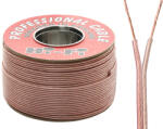 Elektrokabel Lapos hangszórókábel 2 x 1, 00 MM2, átlátszó 4108- (4108)