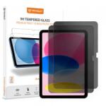 Techsuit Folie de protectie Ecran Privacy Techsuit ArmorGlass CrystalHD pentru Apple iPad (2025) / (2022), Sticla Securizata, Full Glue, Set 2 bucati - evomag