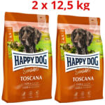 Happy Dog 2x12, 5kg SENSIBLE TOSCANA KACSÁVAL