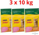 Friskies 3x10kg Junior csirke és pulyka száraz eledel kölyökmacskáknak