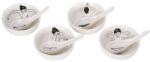 POLSPOTTEN set de castroane cu linguri Undressed Bowls 200 ml 4-pack 99KK-KBU61F_00X (230.400.179) Castron