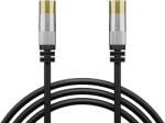  Cablu de antenă de legătură 1 m cu conectori metalici 91-340- (91-340)