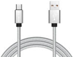  Cablu USB împletit USB A la micro USB, 1 m, 66-091- (66-091)