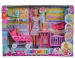 Simba Toys Set papusi Steffi, baby world - 3 copii (12970D) Papusa