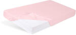 BabyMatex Púderrózsaszín Jersey Gumis Lepedő 60x120cm Babaágy Matrachoz