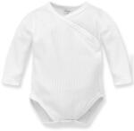 Pinokio Lovely Day Uni White Hosszú Ujjú Átlapolós Baba Body Méret 50, 100% Pamut