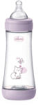 Chicco Perfect5 Pink Antikólikus Cumisüveg 300ml Gyors Folyású Cumival, 4 Hónapos Kortól
