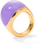 BERRIES inel pentru femei din argint placat cu aur cu email Viva Lavender XL Ring 9BY2-AKDYML_GLD (PVLO15)