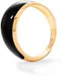 BERRIES inel pentru femei din argint placat cu aur Viva Black Mini Ring 9BY2-AKDYNG_GLD (PVBM13)