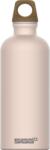 SIGG Traveller MyPlanet Journey alumínium ivópalack - Klimasemleges, szivárgásmentes, BPA-mentes túrapalack - Matt fehér-rózsaszín - 0, 6 L