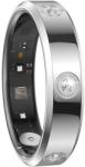 Findtime Smart Ring Ezüst Okosgyűrű Pulzusmérő Véroxigén Alváskövetés Lépésszámláló Kalória Vízálló Kamera Távirányító Fitness Gyűrű Nőknek