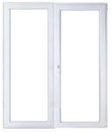  Delta TE W6K KFNY-BNY Műanyag erkélyajtó jobb 3 rétegű üveggel NM 150x210 cm (173147)