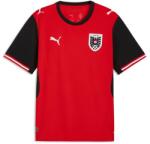 PUMA ÖFB Osztrák Válogatott Hazai Replica Férfi Focimez - Piros/Fekete Méret : L