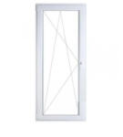  Delta W6K BNY műanyag erkélyajtó bal 3 rétegű üveggel 90x240 cm (155636)