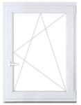  Delta W5K BNY műanyag ablak jobb 1, 0 üveggel 60x90 cm (99436)