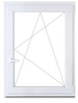  Delta W6K BNY műanyag ablak jobb 1, 0 üveggel 60x90 cm (122031)