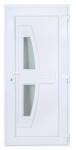  Delta W6K Dráva 2 üveges műanyag bej. ajtó 32 mm-es panellel, jobb 3 rétegű üveggel 100x210 cm (177005)