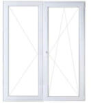  Delta W6K KFNY-BNY műanyag erkélyajtó jobb 3 rétegű üveggel 150x240 cm (121633)