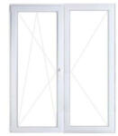  Delta W6K KFNY-BNY műanyag erkélyajtó bal 3 rétegű üveggel 180x210 cm (175065)