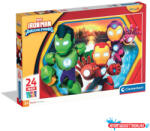 Bosszúállók A Vasember és szupercsapata Hero Squad 24 db-os maxi puzzle Clementoni (JAV_CMC24829)