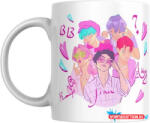 K-pop Démonvadászok Saja Boys porcelán bögre 315 ml (11 oz) Díszdobozban (JAV_PBK074265)