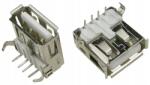  WTY-USB02 Nyákba forrasztható USB aljzat, vízszintes, fekvő