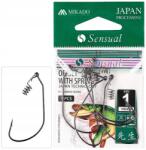 Mikado Akasztó Mikado Sensual Offset Witch Spring #4/0 Bn 5pcs (HS2435-4/0-BN)