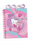 Patio A5 Gyűrűs Füzet 100 L. Rácsos Fejléccel Hello Kitty Rózsaszín 1. Minta