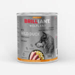  Brillant Wolfland Premium 800g Kutyakonzerv Vadkacsa - tenyesztoitap