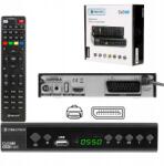 Cabletech DVB-T2/C Dekóder Cabletech URZ0336C Hevc H. 265 10BIT Hdmi Scart (Tuner HEVC PVR LAN YouTube Internet)