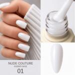 Everin Rubber Base Everin Nude Couture 01 Milky White - Bază Rubber Alb Lăptos (NC-01)