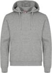 CLIQUE MIAMI HOODY / Uniszex kapucnis pulóver, szürke melanzs, XL (67103107704)