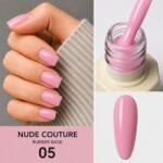 Everin Rubber Base Everin Nude Couture 05 - Bază Rubber Roz Pastel HEMA & TPO Free (NC-05)