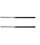 DEPOX Pachet doua sabii de vanatoare, Shaolin Master, model baston, 87 cm, negru, teaca inclusa (2610)