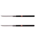 DEPOX Pachet doua Sabii de vanatoare Shaolin Master, model baston, 55 cm, negru, teaca inclusa (2606)