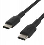 Belkin Usb C Usb C kábel 60W zsinór, fekete 0, 15m (CAB004BT0MBK) (CAB004BT0MBK)