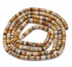  Margele Agata Crazy Lace Disc Fatetat 2x4x4 mm pentru Bijuterii Handmade Fine